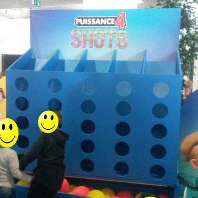 A giant connect 4 shoot to be successful with shoots