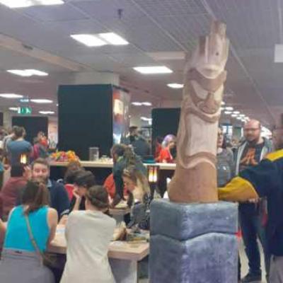 The Galerapagos stand!