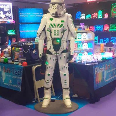 A stormtrooper was passing by!