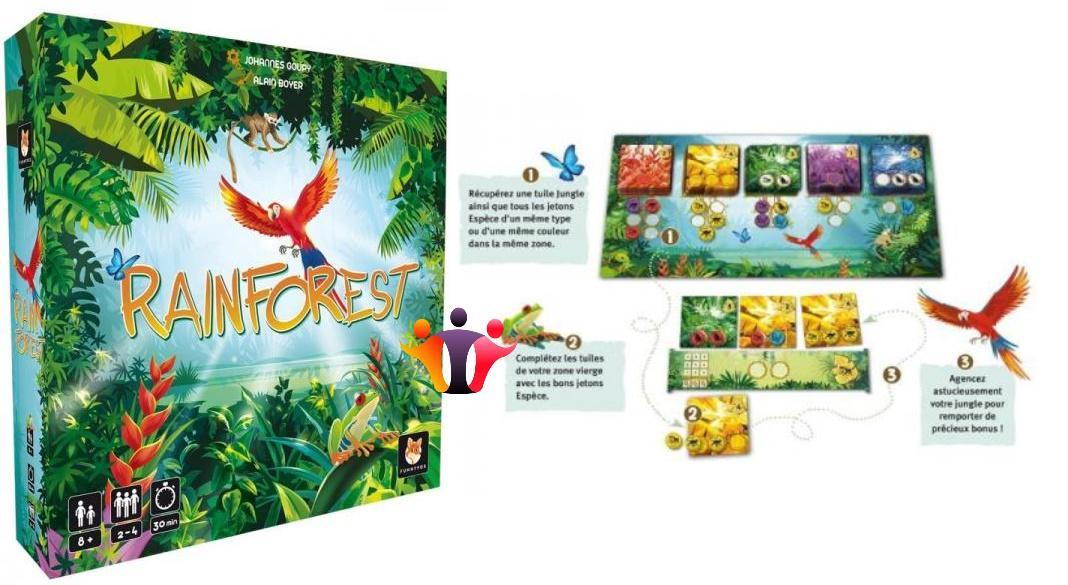 Jeu 2 mots Rainforest