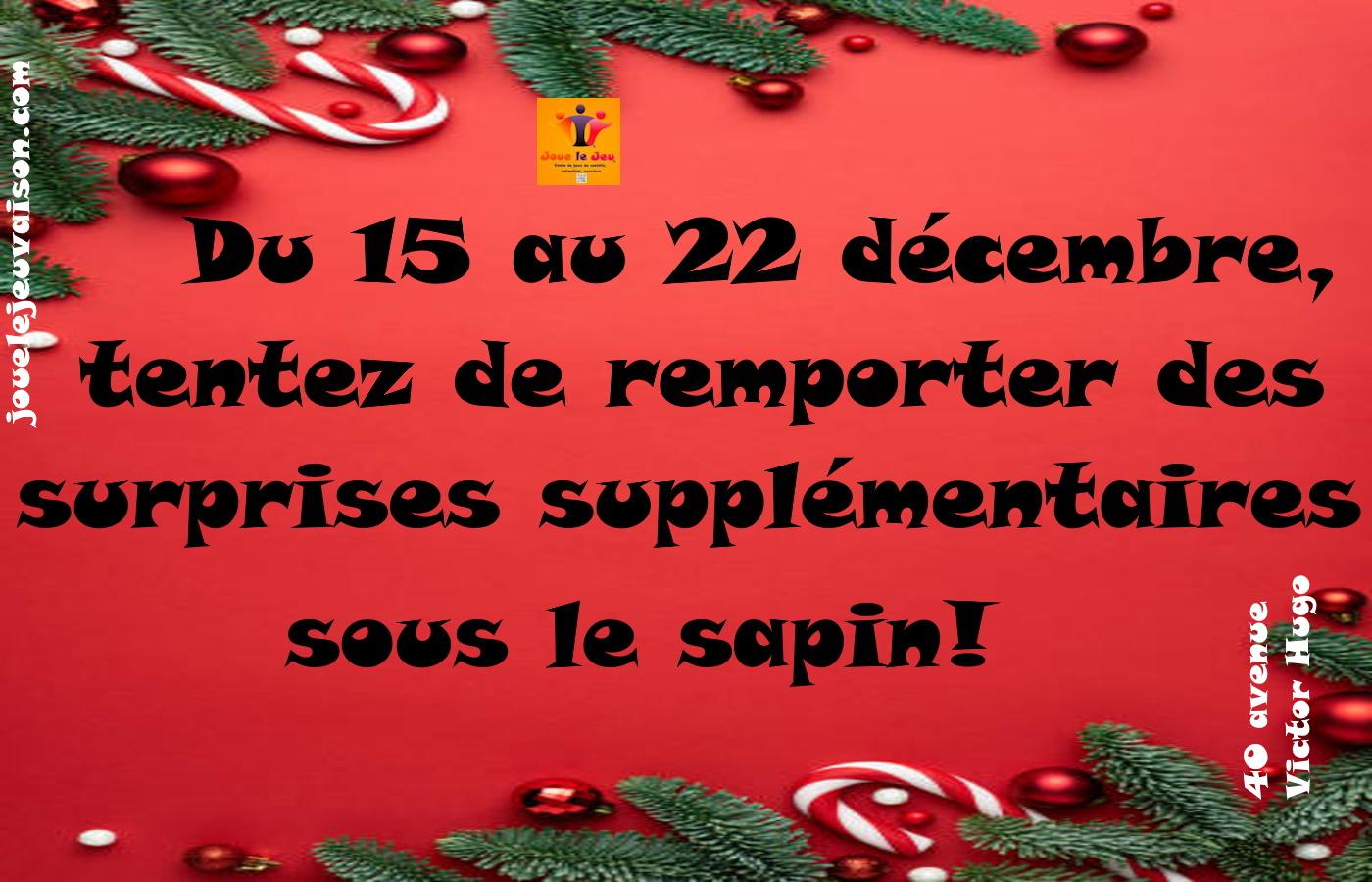 A Noël, on Joue le Jeu!