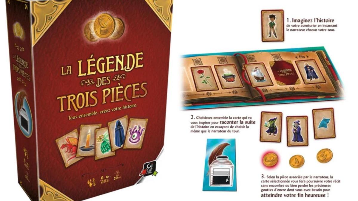 2 words game The three coins legend