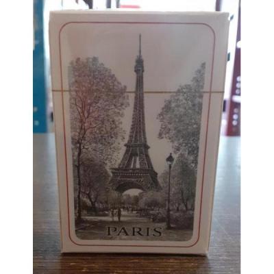 54 cartes tour Eiffel noir et blanc