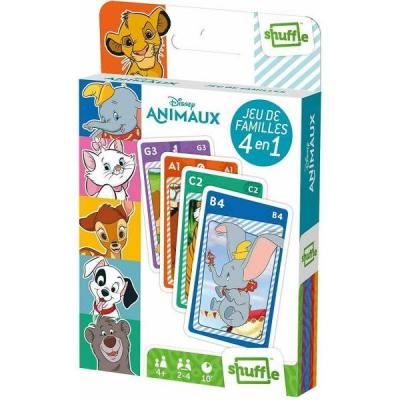 Cards game animals Disney 4 in 1