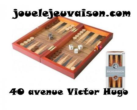 Jeu 2 mots Backgammon