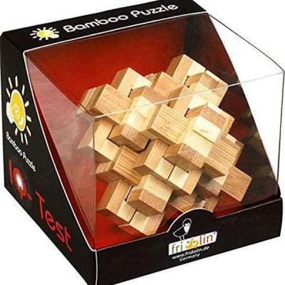 Bamboo wood puzzle pineapple