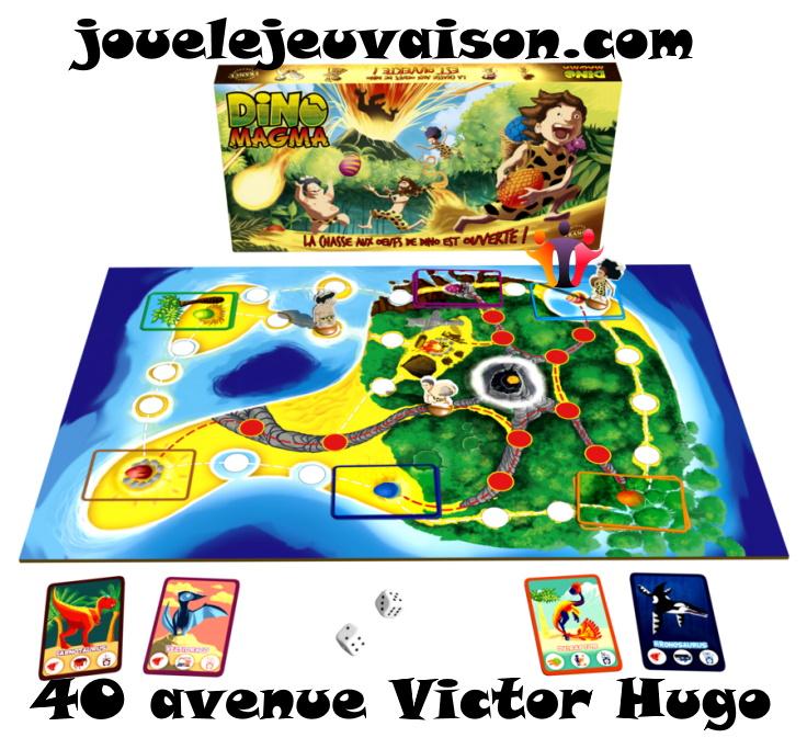 Jeu 2 mots Dino Magma