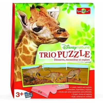 Trio puzzle disney animaux bioviva
