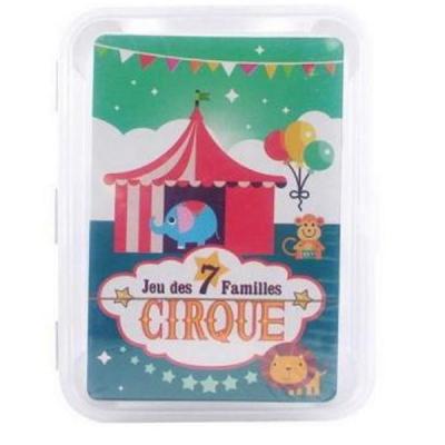 7 familles cirque et boîte plastique