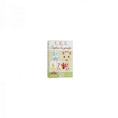 Jeu de cartes chiffres Sophie la girafe