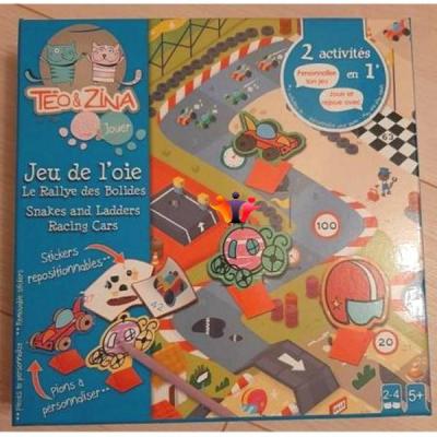 Jeu de l'oie le rallye des bolides