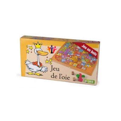 Coffret jeu de l'oie en bois