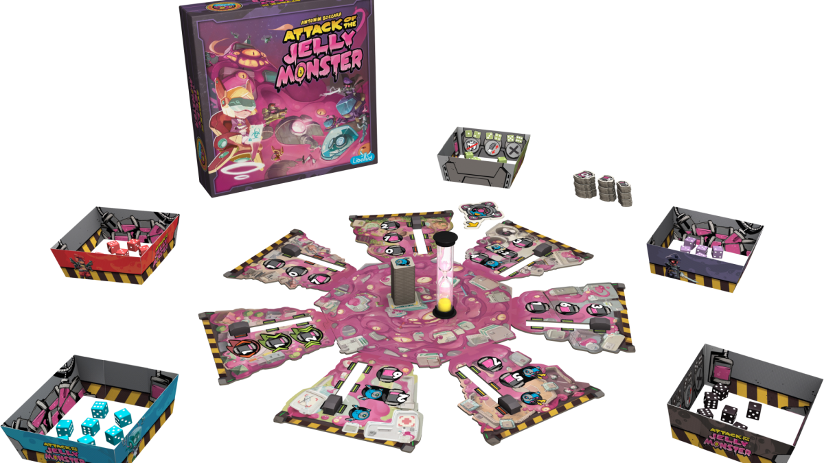 Jeu 2 mots Attack of the jelly monster