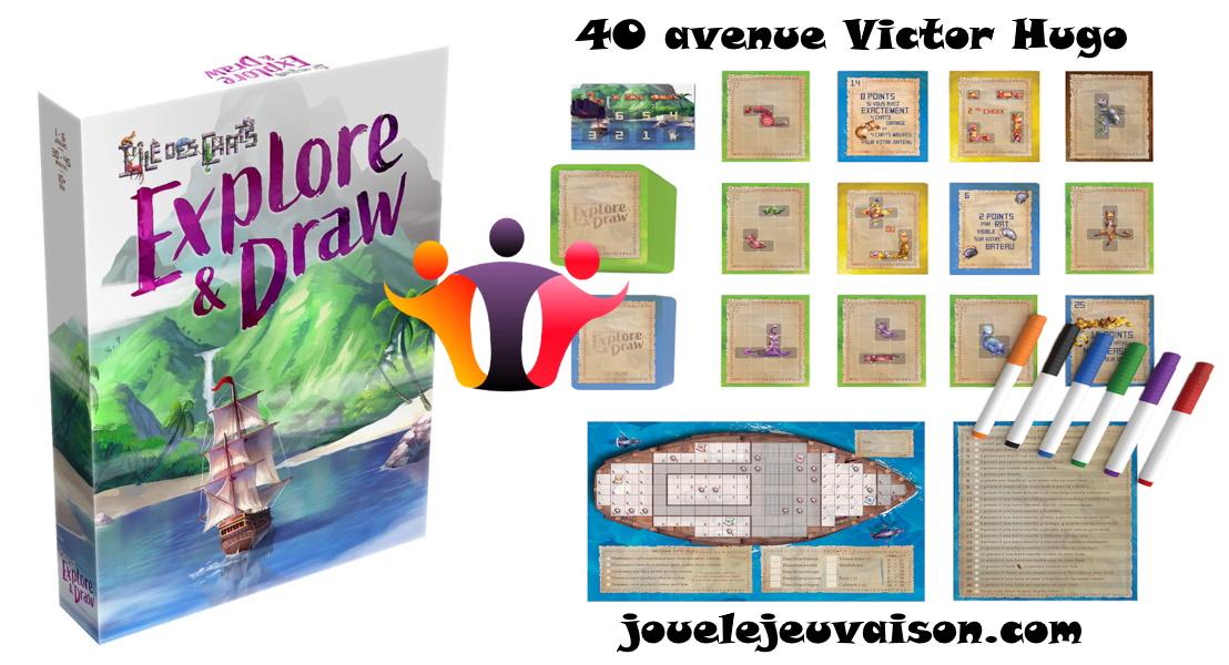 2 words game Isle of cats explore and draw