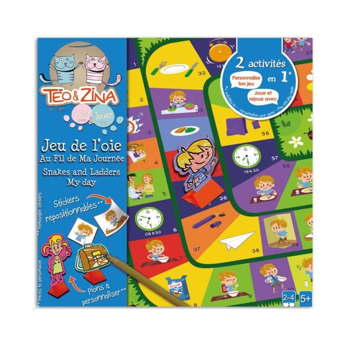 Le jeu de l oie au fil de ma journee1
