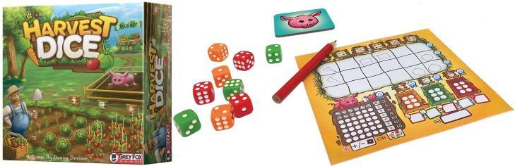 2 words game Harvest dice