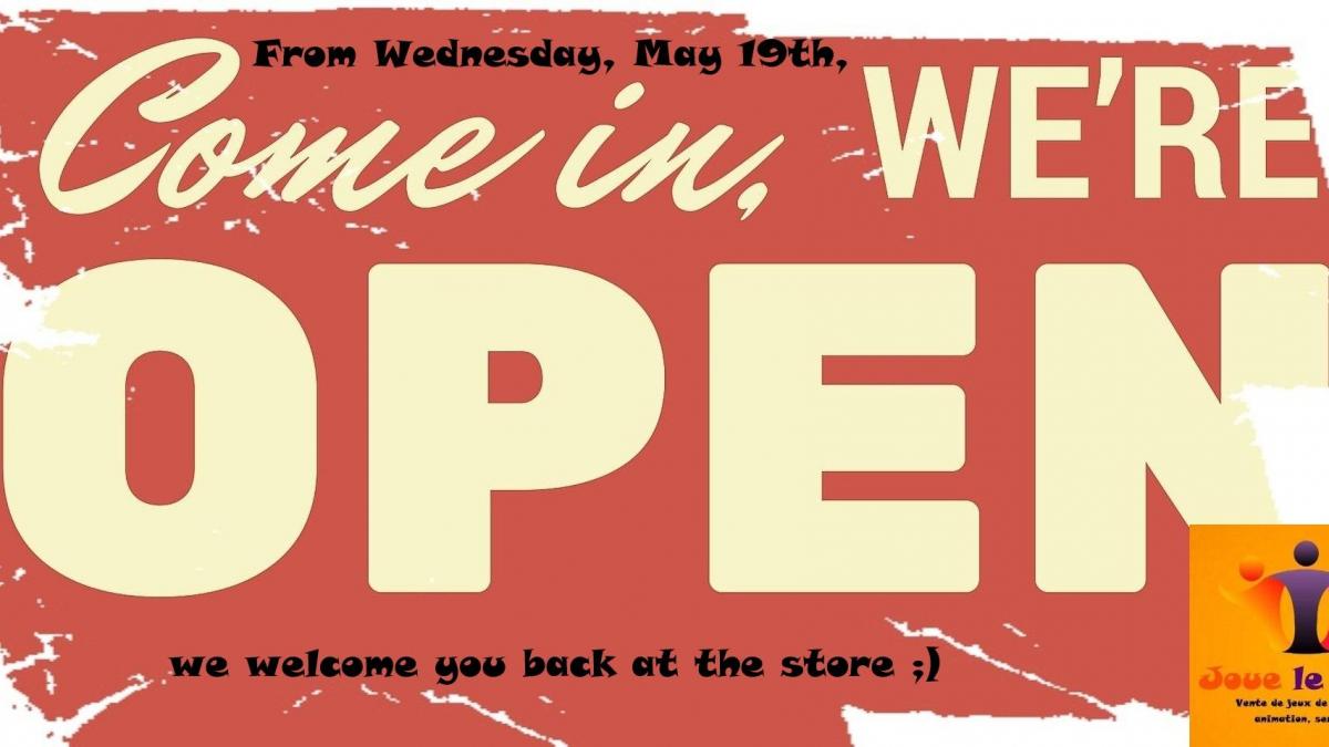 We welcome you again on Wednesday May 19th!