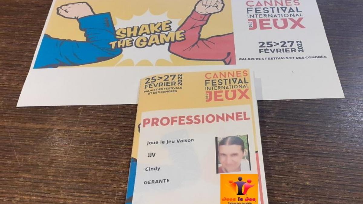 Pass for the IGF of Cannes 2022 done!