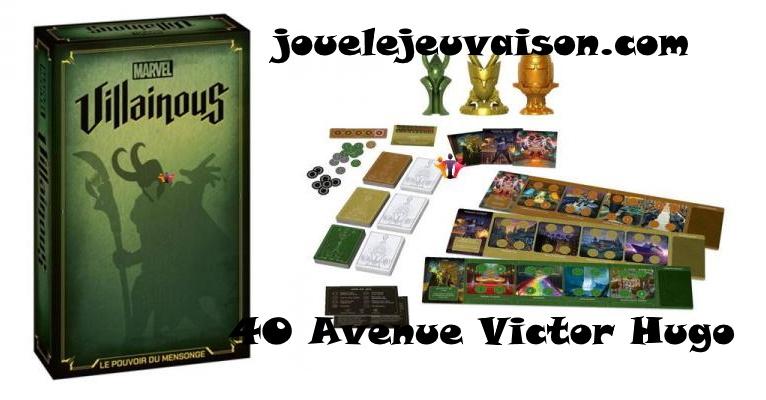 Jeu 2 mots Villainous le pouvoir du mensonge